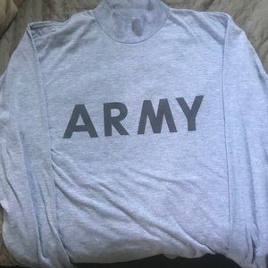 Long sleeve army t